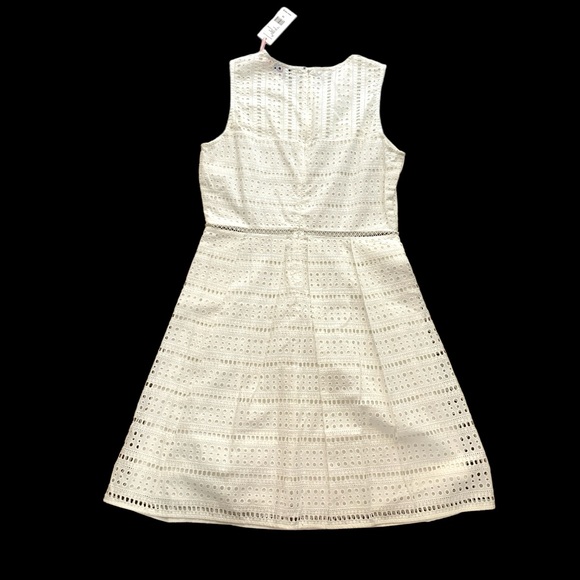 Vineyard Vines White Eyelet Fit & Flare Dress - Picture 4 of 8